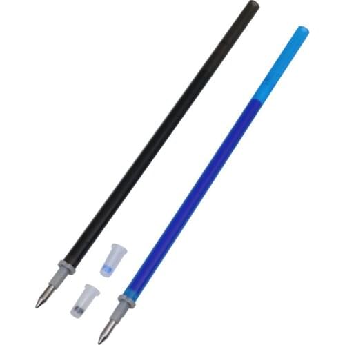 REGISTERED 100 pcs Erasable Ink Refills Bullet 0.5mm Tip Blue Black Two Specifications Optional Match Ballpoint Pen Gel Pen