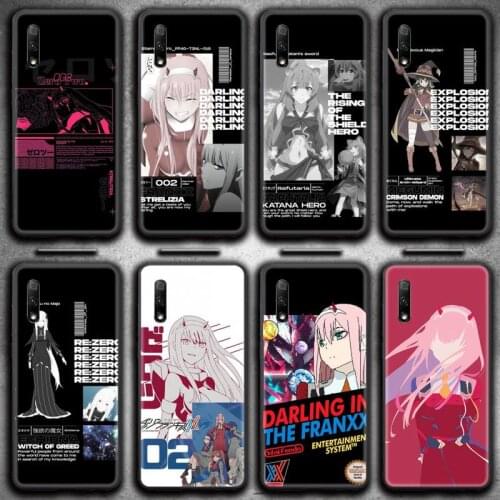 Zero Two Darling In The FranXX Phone Case For Huawei Nova 6se 7 7pro 7se honor 7A 8A 7C 9C Play