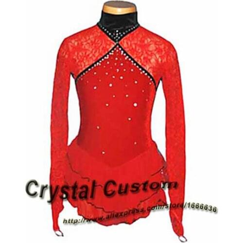 Hot Sales Ice Figure Skating Dresses Fashion New Brand Vogue Figure Skating Competition Dress For Women DR3077