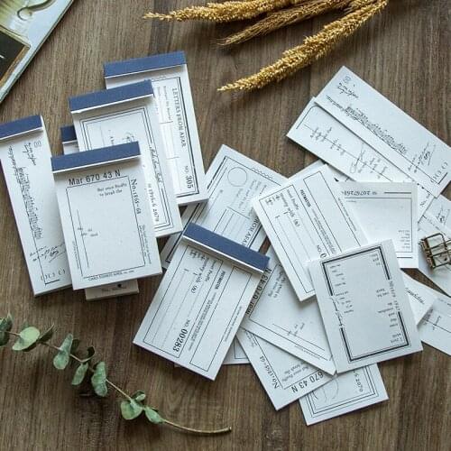 Vintage Writable Memo pad Special Paper Scrapbooking/Card Making/Journaling Project DIY Diary Vintage Decoration LOMO Cards