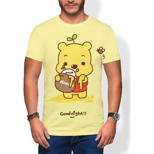 Winnie the Pooh Child Kids Boy Sports cute Short t-shirt print Anime clothes t shirt for men gym clothing tops Womens t-shirts