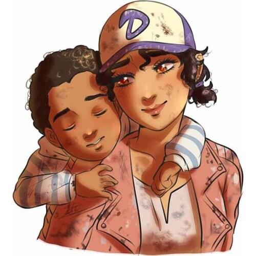 The Walking Dead Character Original Painting Car Stickers Artist Culture Family Decal Bumper Decoration Motorcycle Helmet Decals