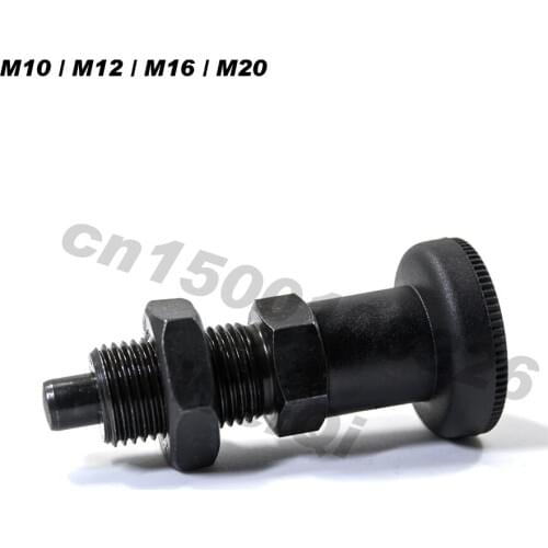 Indexing plunger,spring plungers,without locking,plastic knob,fine thread,M10M12M16M20