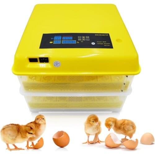48/96 Chicken Eggs Incubator Poultry Incubation Equipment Hatching Machine Farm Poultry Hatching Device