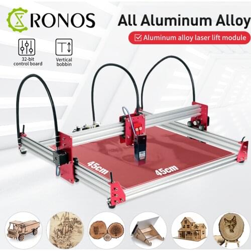 5500mW/15W DIY Laser Engraver Machine 45*45 Engraving Machine 2Axis Wood Router Mini Marking Machine Advanced Toys