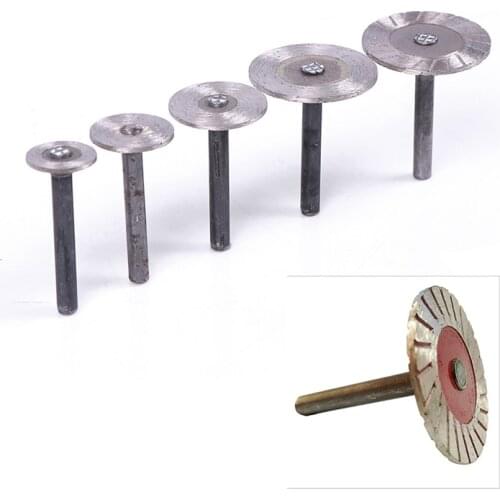 6mm Shank Circular Saw Blades Wood Metal Stone Cutting Blade Discs With Mandrel Rotary Diamond Turbo Disc Granite Marble