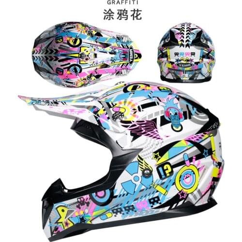 YEMA Off-road Mountain Full Face Motobiker Helmet Classic Bike MTB DH Racing Helmet Motocross Downhill Bike Helmet