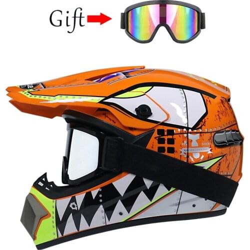 Motocross Helmet ATV Motocicleta Casque Para Moto Casco Off-Road Dirt Bike Capacete Free Goggle