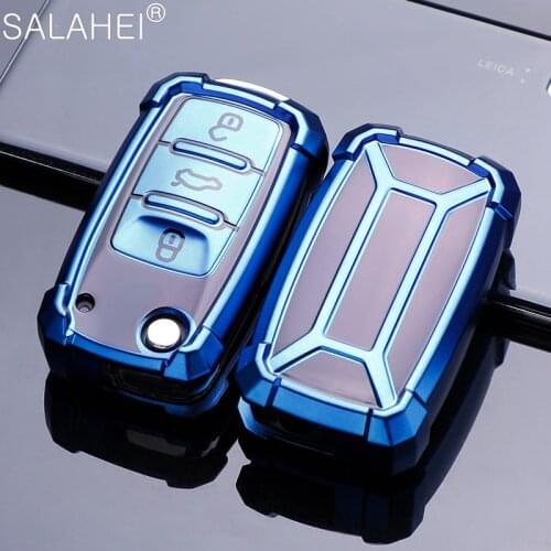 Soft TPU Remote Car Key Case Cover For Volkswagen VW POLO Tiguan Passat B5 B6 B7 Golf EOS Scirocco Jetta MK6 Octavia Accessories