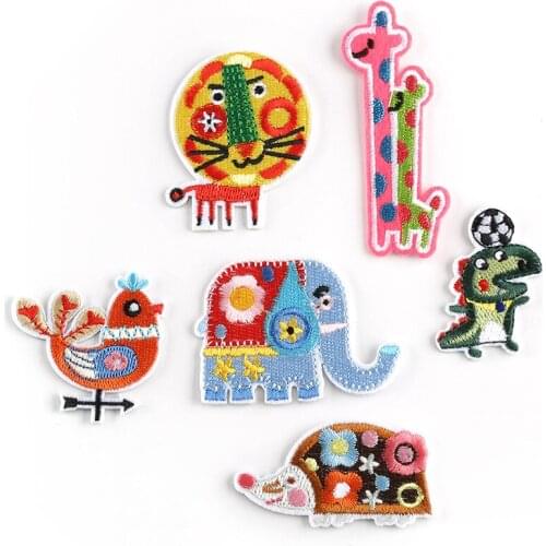 New Cartoon Animal Elephant Giraffe Chick Pattern DIY Childrens Luggage Accessories Accessories