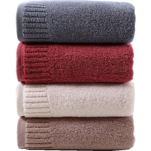 Thick Large Bath Towel Cotton Shower Face Towels Set Solid Home Bathroom Hotel Adults Kids Toalha de banho Serviette de bain