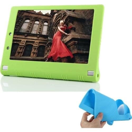 Silicon Case For Lenovo Yoga Tablet 3 8.0'' 850F 850M 850L Rubber Shell Cover For Lenovo Yoga Tab 2 830F 830L 830I Funda Case