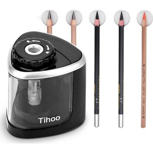 Electric Auto Pencil Sharpener Touch Switch Pencil Sharpener for 6-8mm Pencil and Color Pencil School Office Stationery