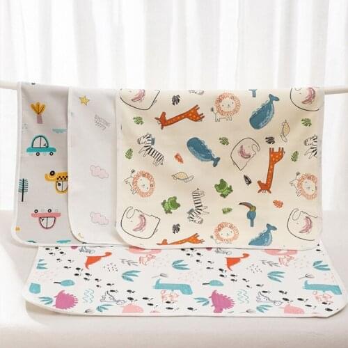 Waterproof Washable Baby Changing Mat Travel Portable Baby Diaper Changing Table Pad Newborn Nappy Mattress Cover Nursing Pad