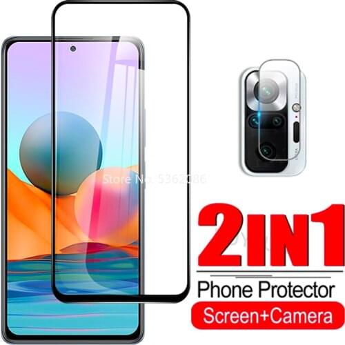 Screen Protector and Camera Lens Armored Film For Xiaomi Redmi Note 10 10s 10 5G 10Pro 10Pro Max Tremp Safety Glass