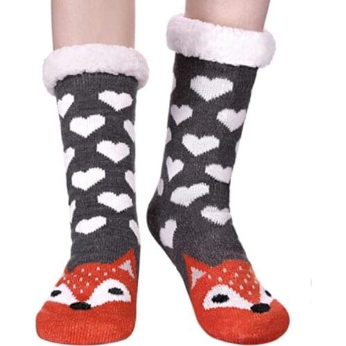 17 Style 1Pair Christmas Socks Women Casual Cartoon Christmas Socking Happy Non-Slip Socks Funny Socks For Friend New Year Gifts