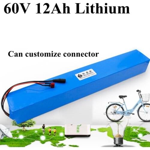 60V 12Ah Battery Pack Lithium-ion for Two Wheel Foldable Citycoco Electric Scooter 600w 900w Motor Replacement + Charger