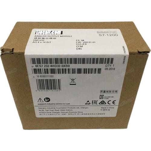 NEW Original 6ES7 232-4HD32-0XB0 S7-1200 SM 1232 6ES7 232-4HD32-0XB0 Analog output 6ES72324HD320XB0