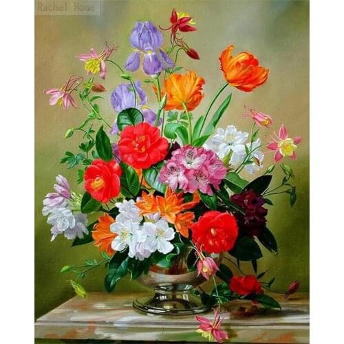 Diamond Embroidery Diy Diamond Painting Cross Stitch Kits Diamond Mosaic Flowers Full Square Diamond Embroidery BS171