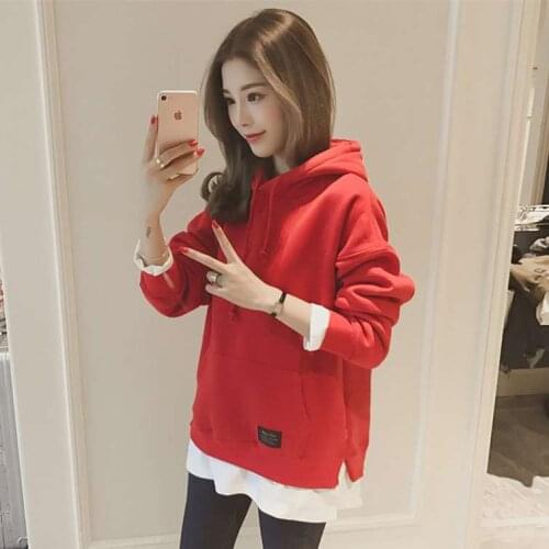 MRMT 2021 Brand Autumn/winter New Womens Hoodies Sweatshirts Pullover for Female Thick Loose Two-piece Guard Hoodie Sweatshirt