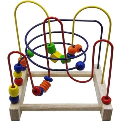 Wooden Educational Toys Maze Coordination Intelligence Dikkat Game Simulation Tutorial New Year Gift 2021