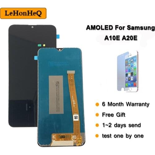 For Samsung Galaxy A20E A202 A202F A202DS / A10E A102 2019 SM-A102U LCD Display Touch Screen Digitizer Assembly
