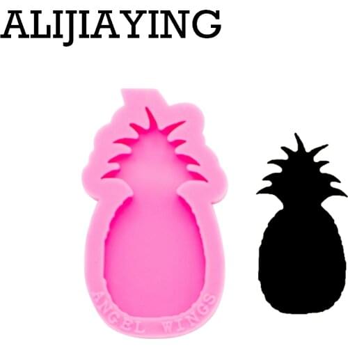 DY0256 Smooth art design pineapple shape mold craft epoxy resin DIY mould silicon mold for resin jewelry