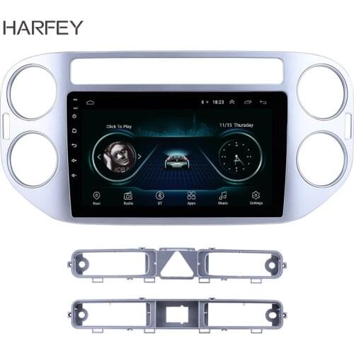 Harfey 3G WIFI Android 8.1 Aux SWC 9" Car Multimedia Player for 2010-2015 VW Volkswagen Tiguan Radio with GPS Navi Bluetooth USB