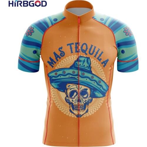 HIRBGOD Novelty Skull Cycling Clothing Funny Doll Bike Jersey Quick-Drying Short-Sleeved Bicycle Shirt Lightweight,TYZ811-01