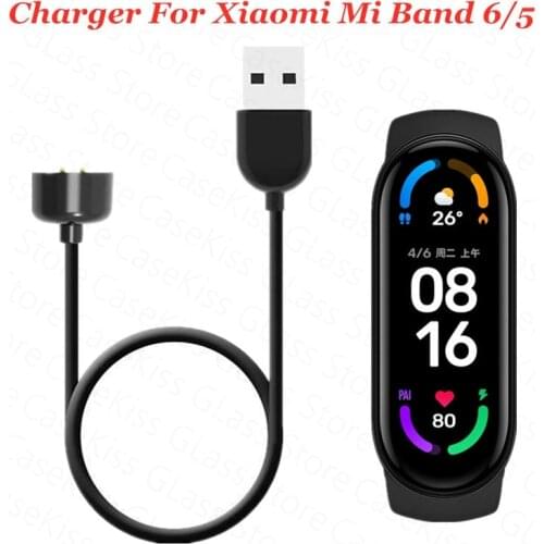USB Charger Adapter For Xiaomi Mi Band 6 5 Magnetic Data Charging Cable for Xiaomi Miband 6 Miband6 Smart Bracelet Accessories
