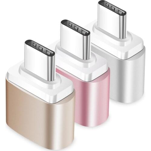 USB C Thunderbolt 3 Adapter USB-C OTG Type C converter metal for Macbook Pro p10 p20 Samsung Note 7 8 9+ mi 5 5s 6 S8 Oneplus