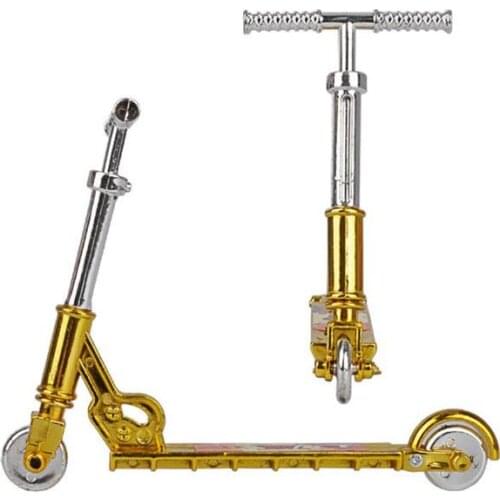 Mini Simulation Two-Wheeled Scooter Toy Children Educational Toy Finger Scooter Bike for Kids