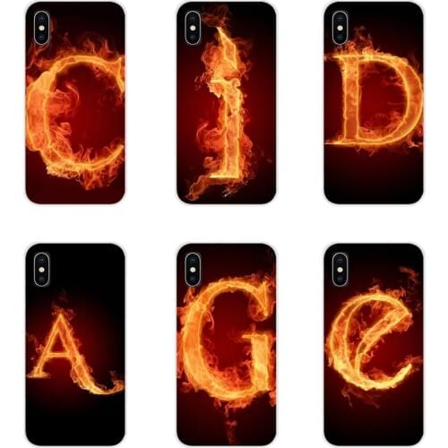 Mobile Phone Skin Case For Huawei Nova 2 3 2i 3i Y6 Y7 Y9 Prime Pro GR3 GR5 2017 2018 2019 Y5II Y6II Fashion Letters On Fire Art
