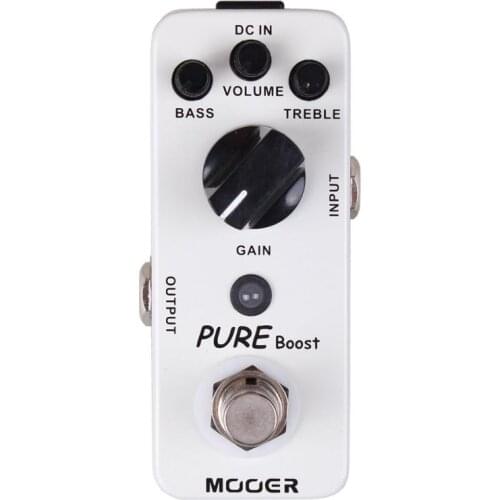 Mooer Pure Boost Micro Mini Guitar Effect Pedal True Bypass Full Metal Shell Guitar Parts & Accessories
