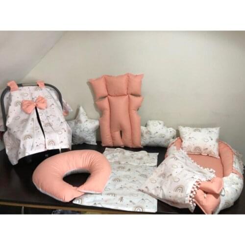 Babynest-baby Bed Full Suit 11 Piece Organic Cotton