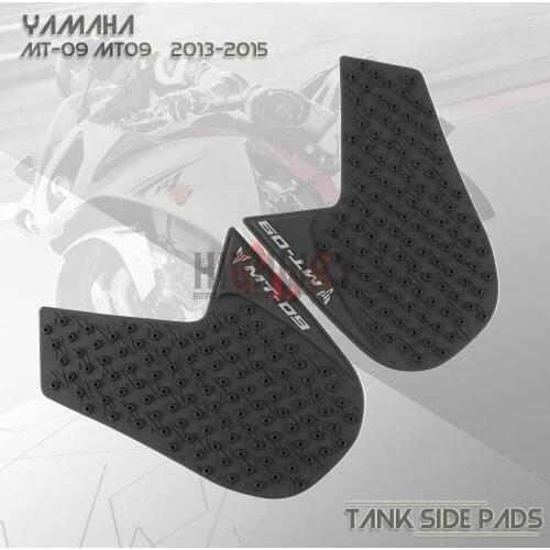 Protector Anti Slip Tank Pad Sticker Gas Knee Grip Traction Side Decal for YAMAHA MT-09 MT09 13-2015