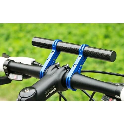 Bicycle Handlebar Extended Bracket Headlight Mount Bar Computer Holder Lamp Alloy Carbon Fiber Support Extender 2019