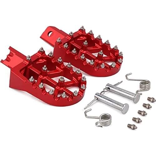 Motorcycle Universal CNC Footpeg Footrest for CRF XR 50 70 110 M2R SDG DHZ SSR KAYO Pit Bike Foot Pegs