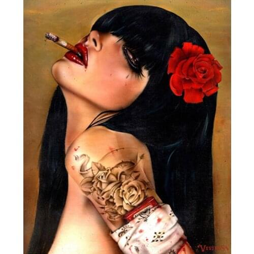 High quality Oil painting Canvas Reproductions Hang Over by Brian M.Viveros Painting hand painted