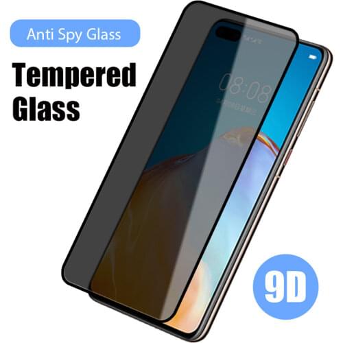 9D Full Cover Anti Spy Tempered Screen Glass For Xiaomi Mi 10 10T Pro Lite 5G Privacy Protector Glass For Xiaomi Mi 9T 9 SE A3