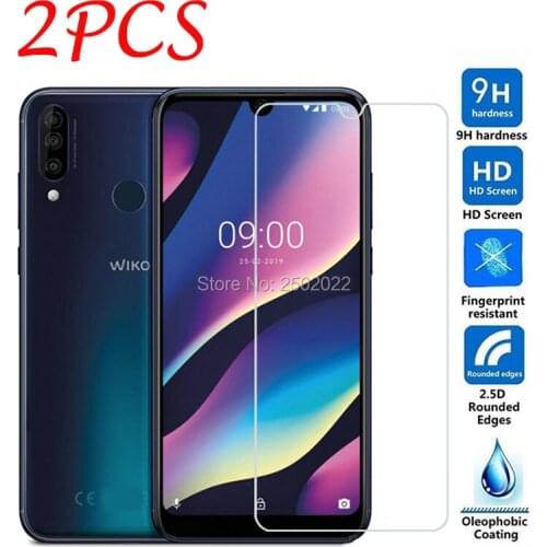 2pcs Smartphone 9H Tempered Glass for Wiko view 3 Protective Film Screen Protector cover phone For WIKO VIEW 3 VIEW3 Guard