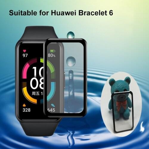 Screen Protector For Huawei Glory Bracelet 6 3D Curved Watch Soft Film Bracelet 6 For Huawei Glory Bracelet 6 HD Watch Film