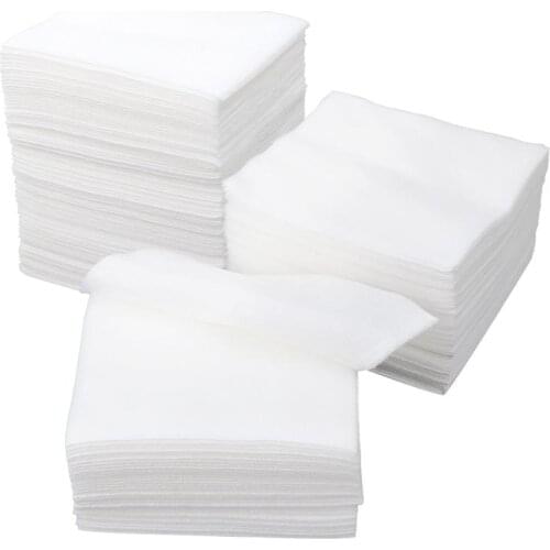 100/200pcs Jewelry Cleaning Cloth For Sterling Silver Gold Platinum Anti Tarnish Non Woven Gauze Sponge