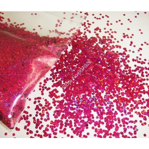 2mm Laser Strip Effect Round Shape nail art Glitter Dark Rose nail design powder for nail gel polish,make up,decoration