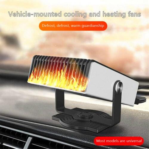 2In1 Heater Heating Cool Fan Defroster Demister Portable Ceramic Car Vehicle Winter Warmer 24/12V