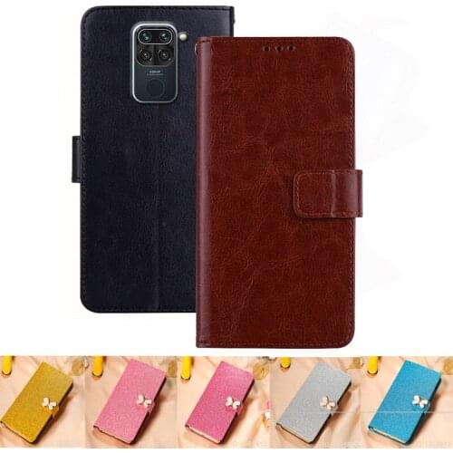 Case for Xiaomi Redmi Note 9 Protective Phone Cover Leather Magnet Stand Flip Wallet Capa For Redmi 10X 4G Protector Shell
