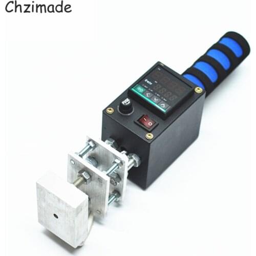 Chzimade Hot Foil Leather Stamping Machine Electrical Handheld Embossing Logo Leather Press Machine Tools