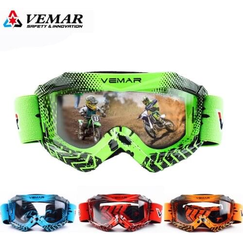 Children Motocross Goggles Professional Kids Anti-dust Motorcycle Glasses MX MTB Off-Road Dirt Bike Child Goggles For MX Helmet