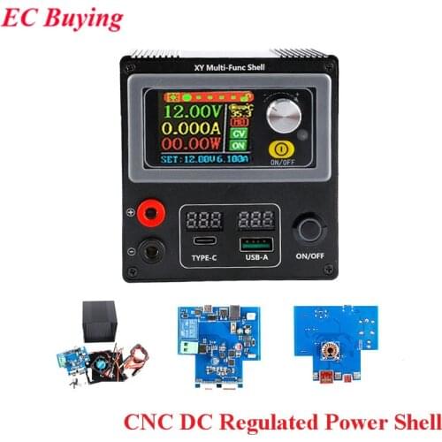 CNC DC Regulated Power Shell Kit with Full Protocol Fast Charge PD Aluminum Alloy CNC Custom Shell DIY