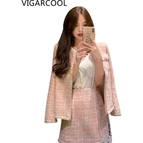 High quality French style small fragrance Jacket Women 2021 autumn New Korean style elegant tweed Jacket New short style Female